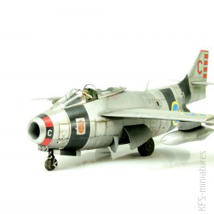 1/48 SAAB J-29F Tunnan - Budowa Cz. 2